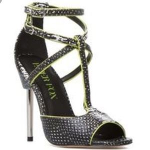 Paper Fox T-strap heels.